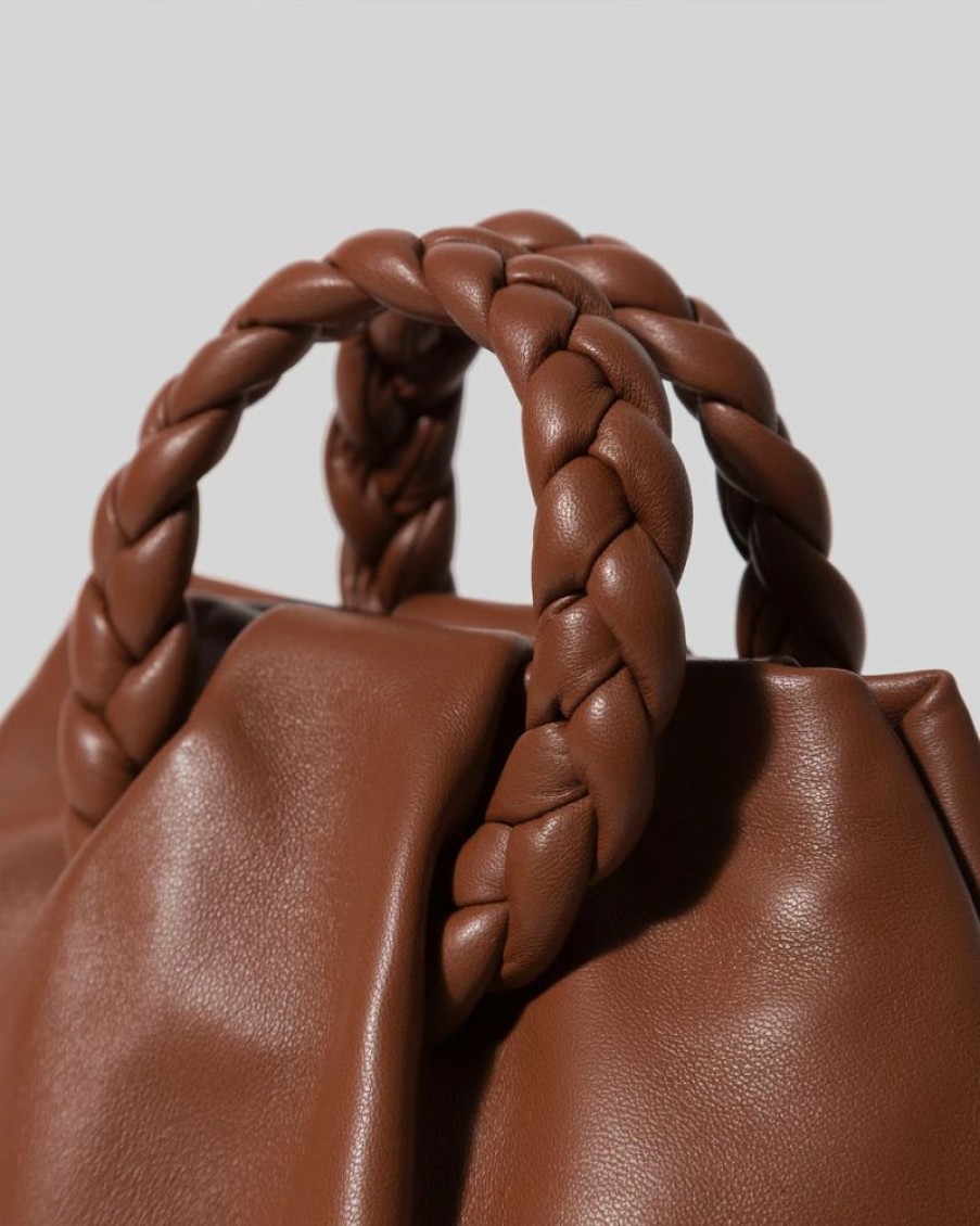 * Hereu | Bombon Small Plaited-Handle Crossbody Bag Chestnut | Bags & Wallets