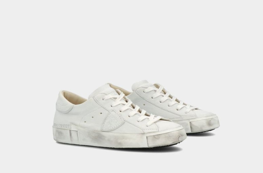 * Philippe Model | Prsx Low Basic Blanc | Sneakers