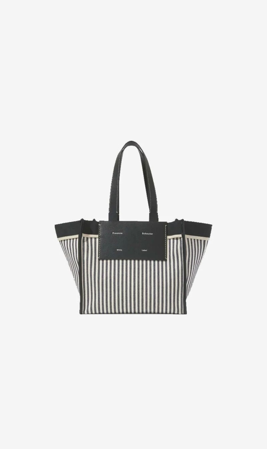 * Proenza Schouler | Large Morris Two Tone Stripe Tote Dark /Vanilla Stripe | Bags & Wallets