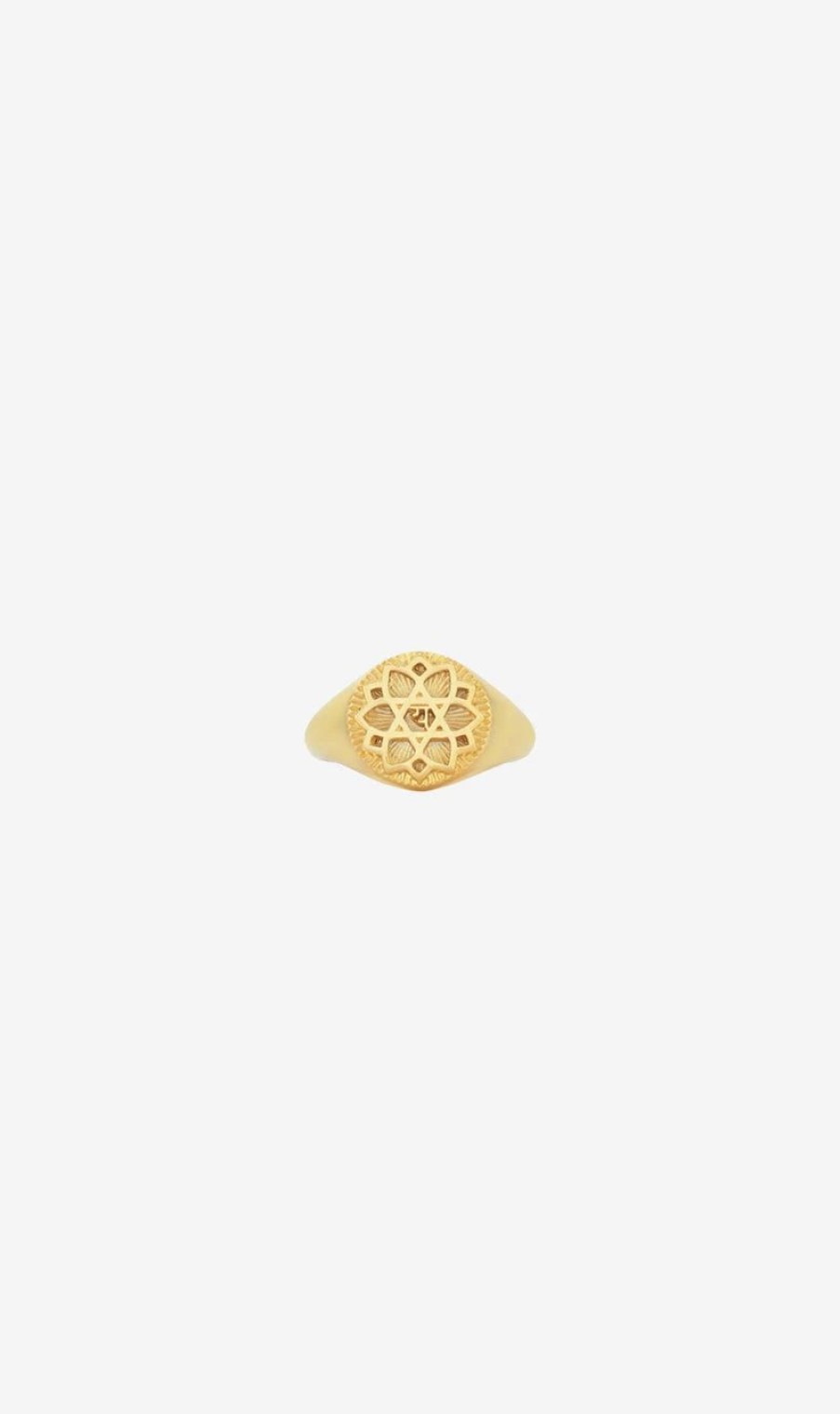 * Zoe & Morgan | Love Anahata Ring 22K Plated | Jewellery