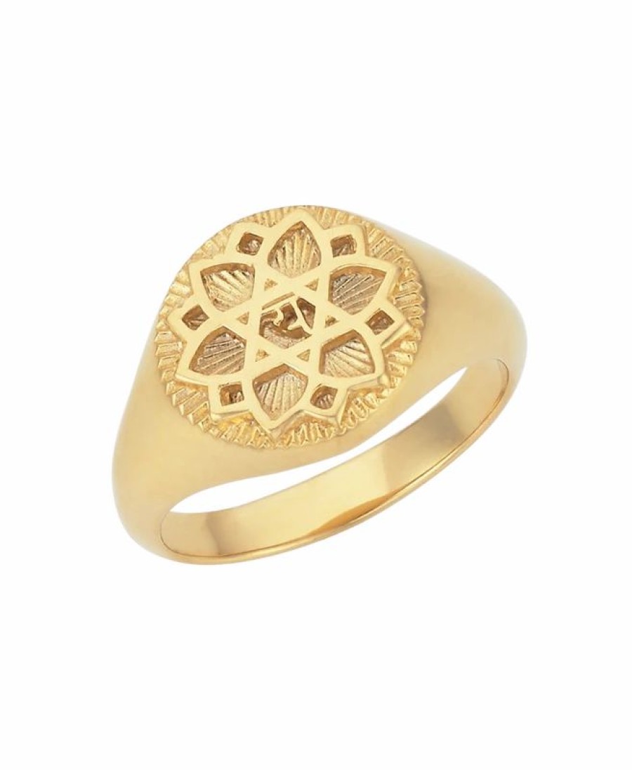 * Zoe & Morgan | Love Anahata Ring 22K Plated | Jewellery