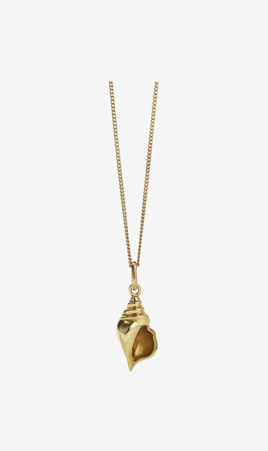 * Meadowlark | Conch Charm Necklace Plated | Jewellery