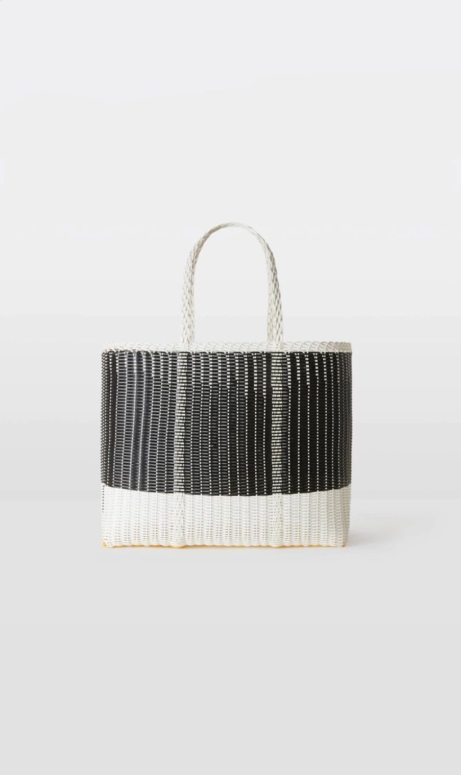 * Palorosa | Large Tote Basket Black / White | Bags & Wallets